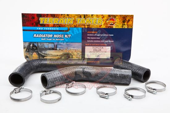 Hilux LN105-LN130 2.8/3L radiator hose kit Terrain Tamer HK108 ...